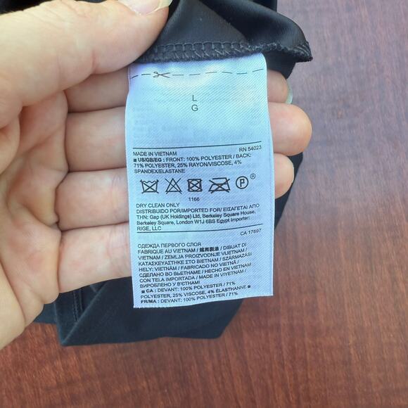 Chic Banana Republic Black Sleeveless Top - Size Large - Picture 3 of 7